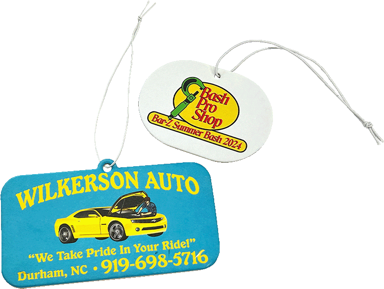 Make Custom Air Fresheners As Low As 0.40